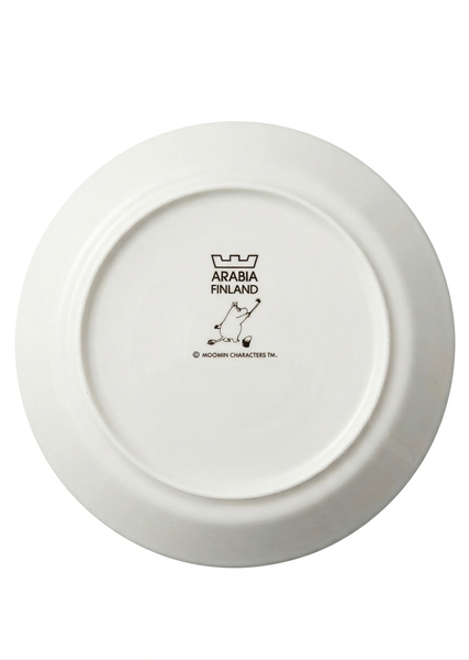 NEU, OHNE AUFKLEBER Arabia Mummin Teller, Abenteuer (19 cm) - Produktion eingestellt 2013