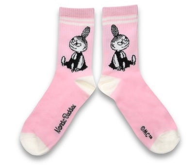 Nordicbuddies Little My Retro Damen-Tennissocken, babyrosa