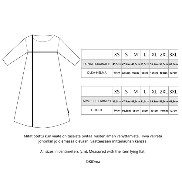 KiOma Mumin Damen Kleid, Linna, K&ouml;nige des H&uuml;gels XS-M