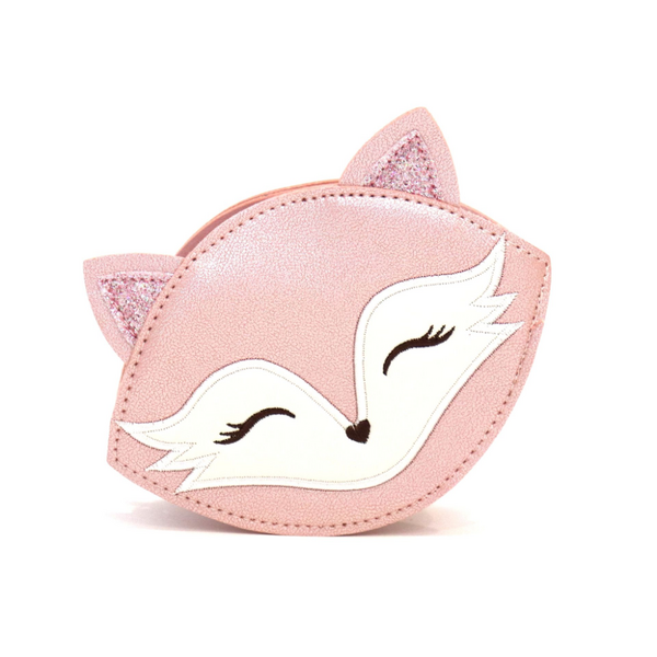 Yuko B. Foxy Kinder-Umhängetasche – Hellrosa Fuchs