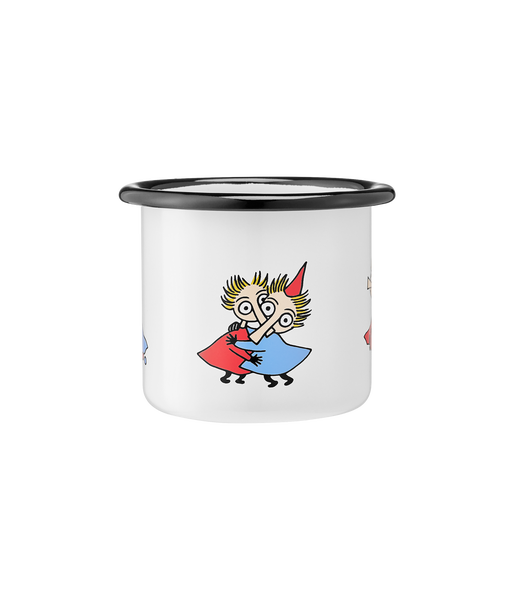 Muurla Mumin Emaille Becher 1,5dl Thingumy und Bob