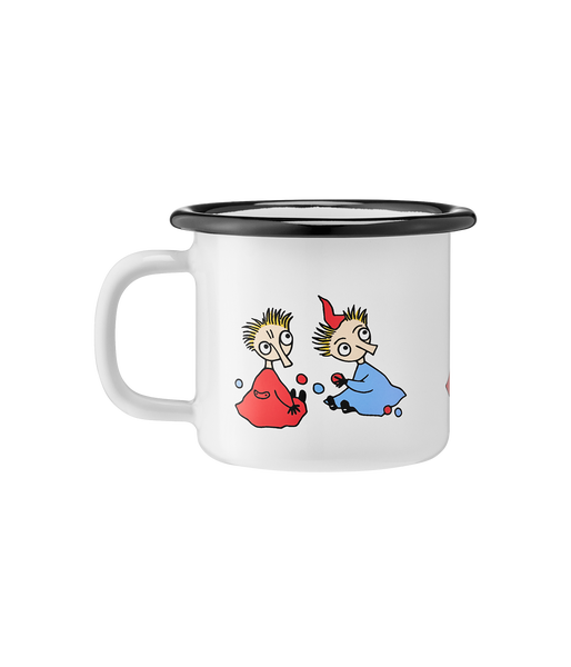 Muurla Mumin Emaille Becher 1,5dl Thingumy und Bob