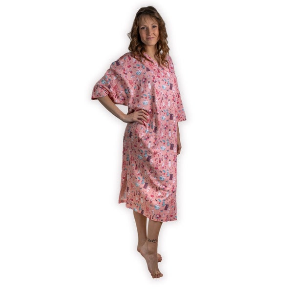 KiOma Mumin Damen Kaftan Festtagsstimmung, Extrem gro&szlig;z&uuml;gig geschnitten XS-S