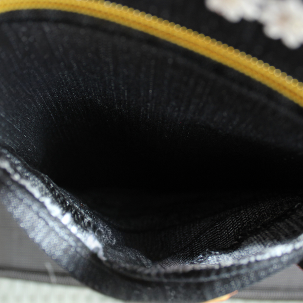 Ihanaiset&reg; Jeans-Tasche (schwarzer Denim, 2 Katzen)