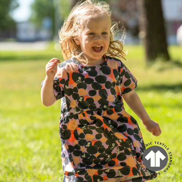 KiOma Mumin Kinder Kleid Miisa, Rock, lavendel 92-128cm