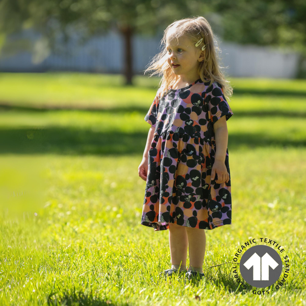 KiOma Mumin Kinder Kleid Miisa, Rock, lavendel 92-128cm