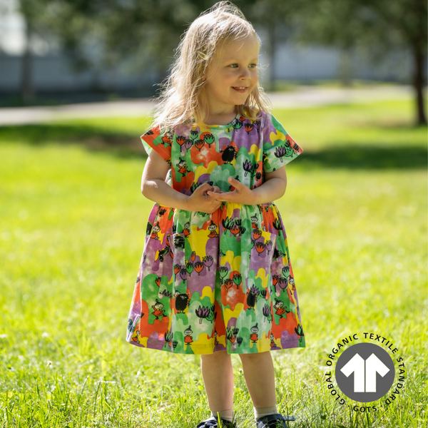 KiOma Mumin Kinder Kleid Miisa, K&ouml;nige des Berges, 92-128cm