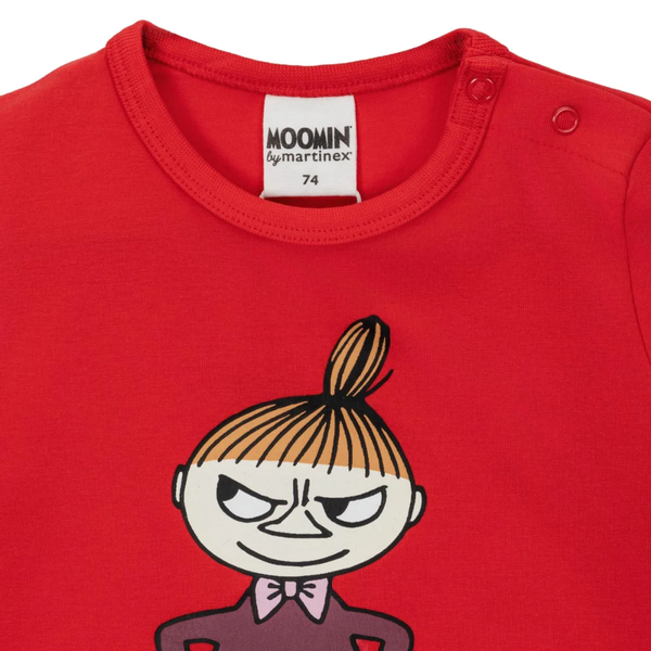 Mumin Baby-Shirt Freche My, Rot