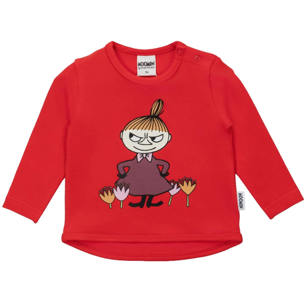 Mumin Baby-Shirt Freche My, Rot
