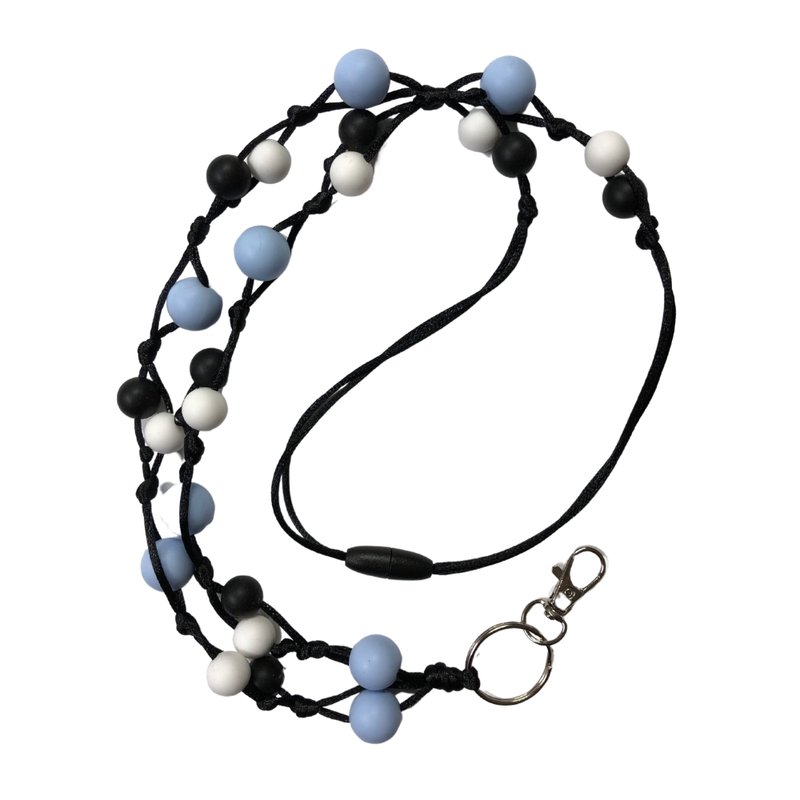 Ihanaiset Schl&uuml;sselband mit Sicherheitsschloss, blau