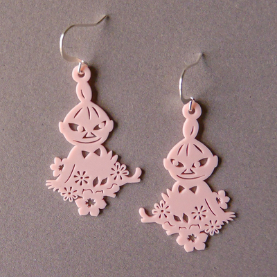 Coruu Pikku Myy puutarhassa korvakorut, roosa