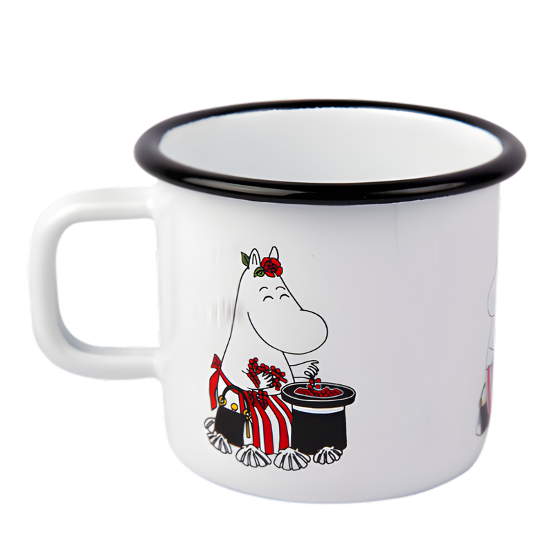 Muurla Mumin Emaillebecher Muminmamma 3,7 dl