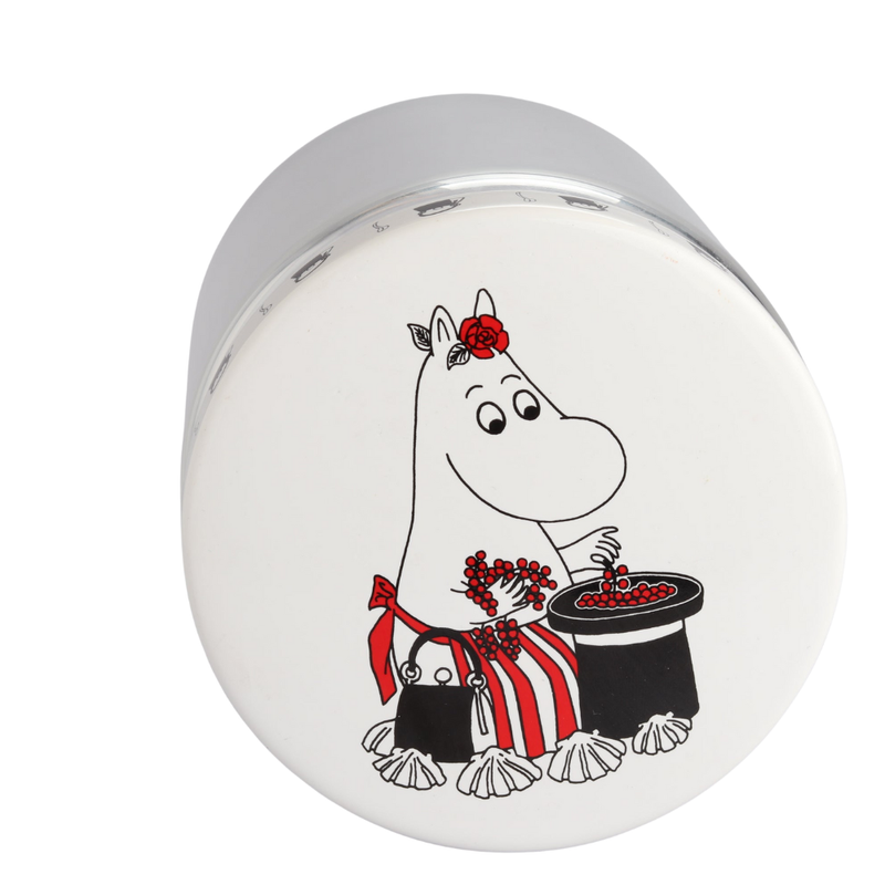 Mumin Vorratsdose, Glas mit Keramikdeckel (Aus der Produktion genommen)