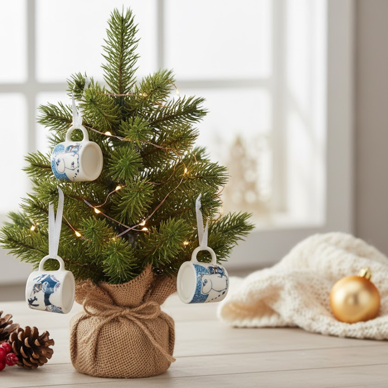 Arabia Mumin Minimbecher 4er-Set &bdquo;Schneegest&ouml;ber&ldquo; (2014)