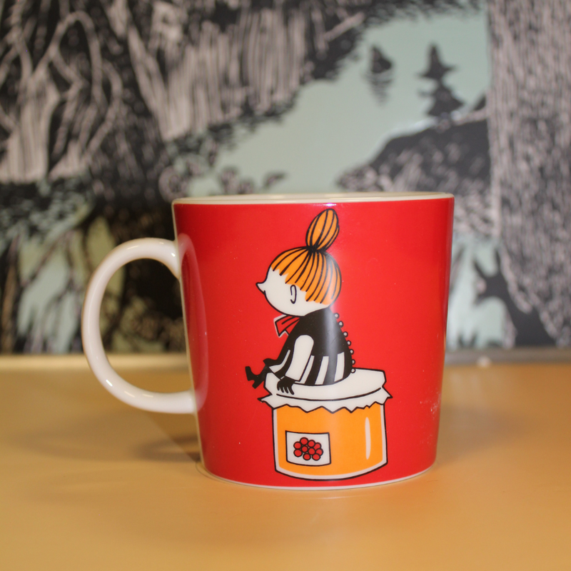 Arabia Mumin Tasse Little My, rot