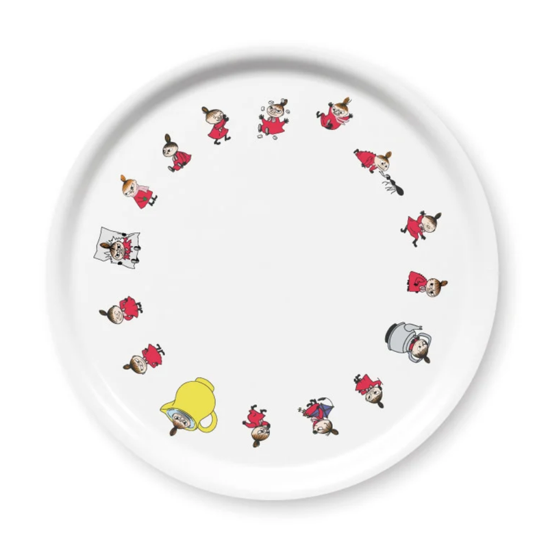 Opto Design Mumin Tablett &ndash; Kleine My rund 35 cm