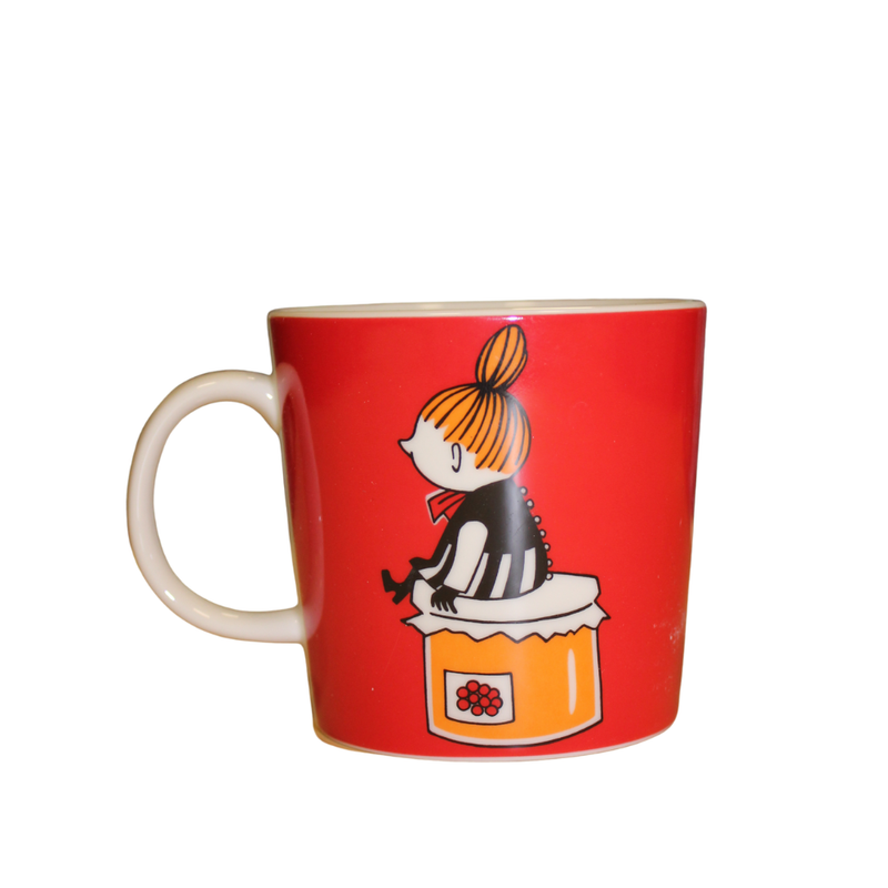 Arabia Mumin Tasse Little My, rot