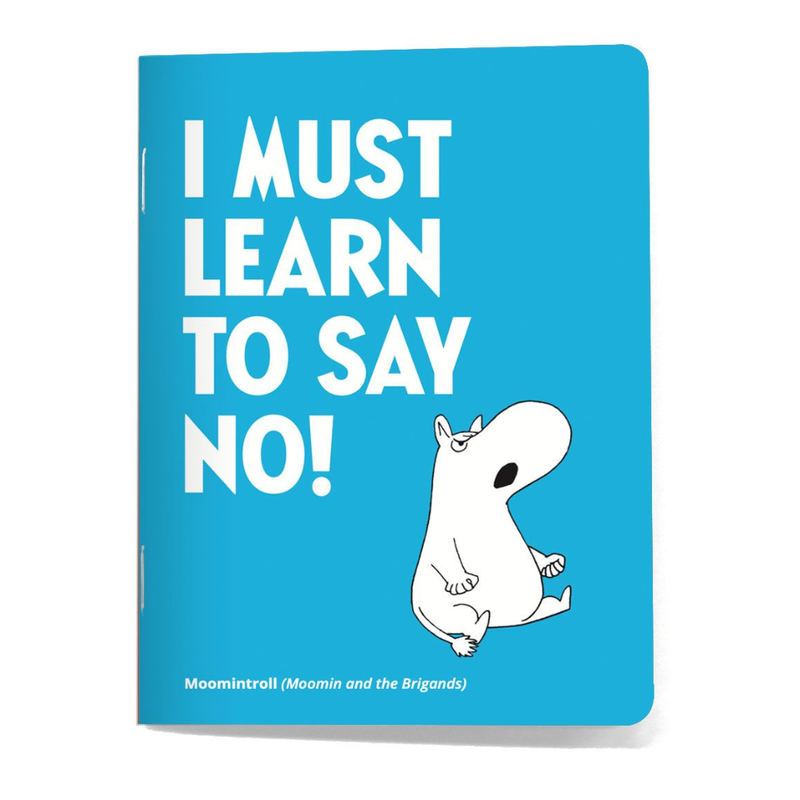 Moomin Mini-Notizheft: Mumintroll "I must learn to say no"