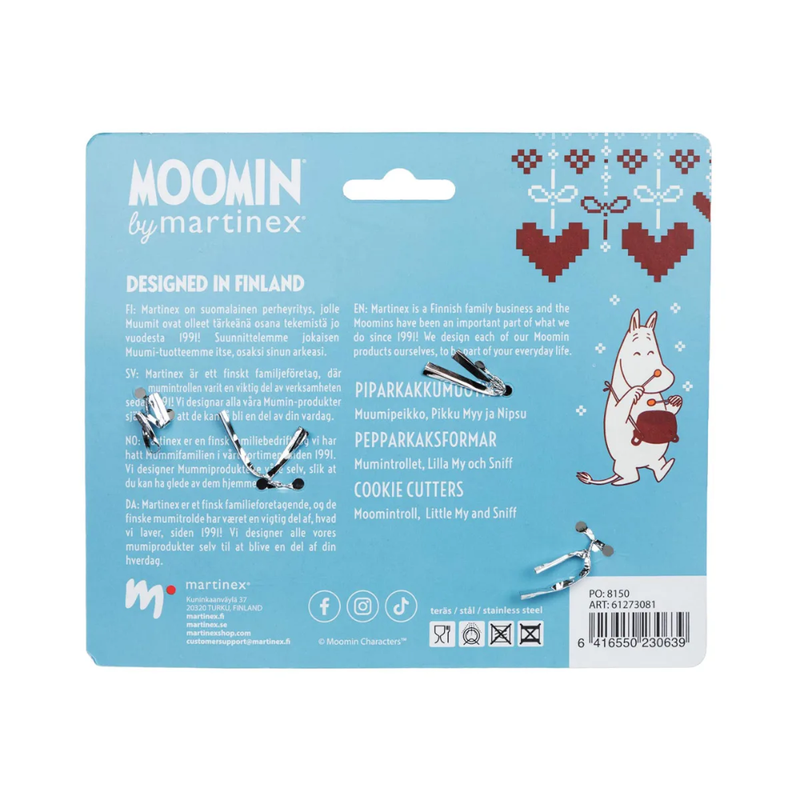 Martinex Mumin Mittwinter Ausstechformen-Set, 3-tlg.