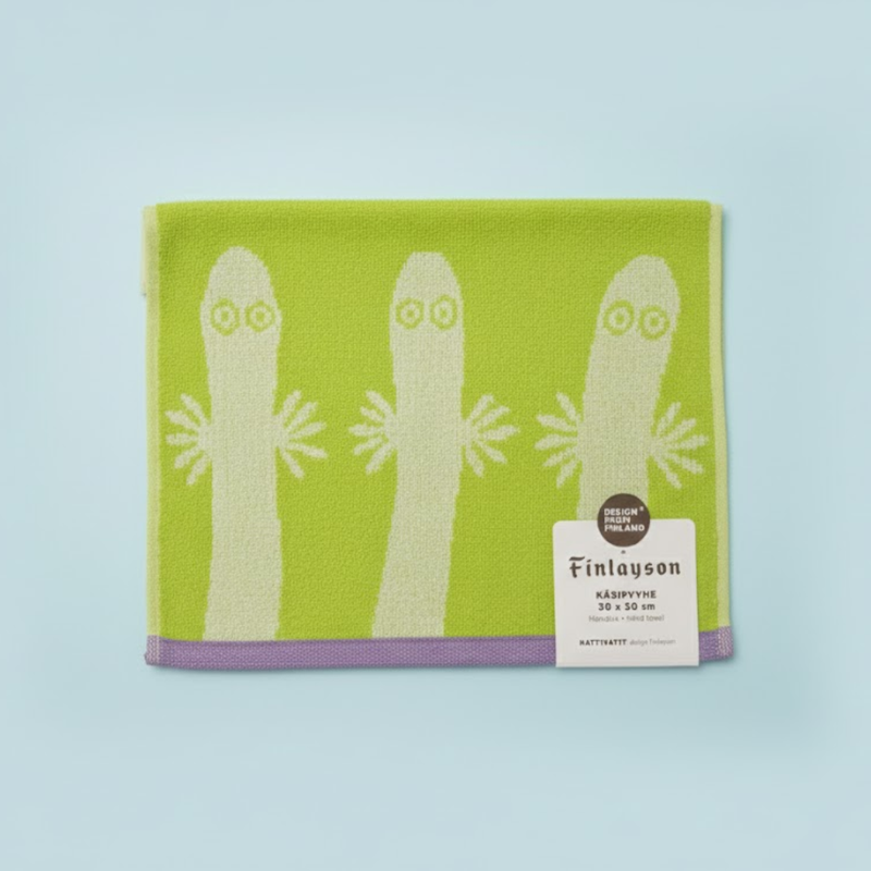 Finlayson Mumin Handtuch, "Hattifnatten" (Lime) (Aus der Produktion genommen)