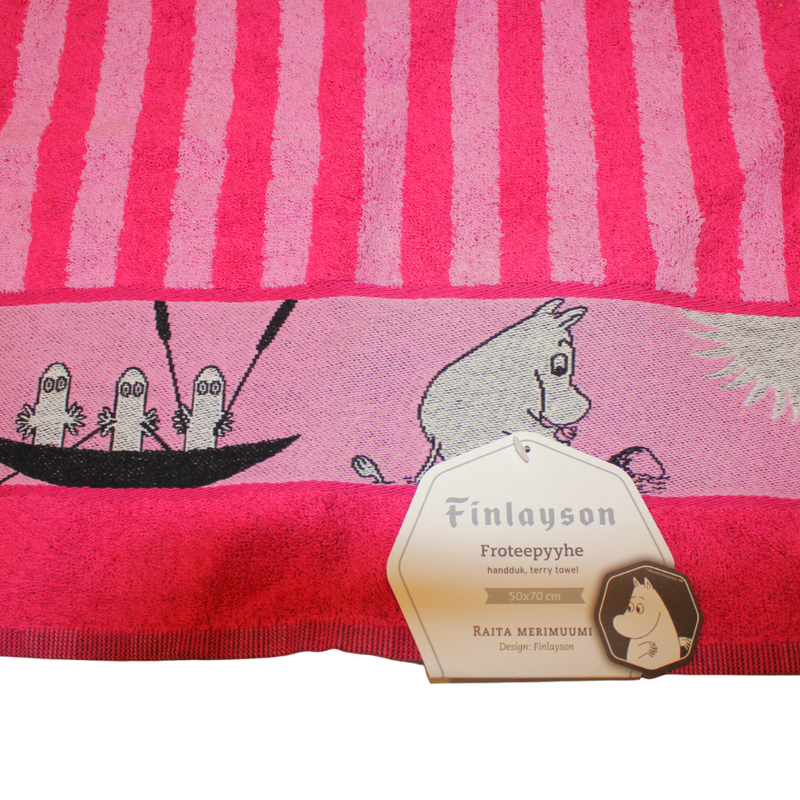 Finlayson Meeresmuumin Handtuch, Rot
